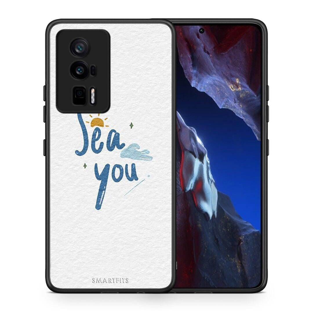 Θήκη Xiaomi Poco F5 Pro / Redmi K60 Pro Sea You από τη Smartfits με σχέδιο στο πίσω μέρος και μαύρο περίβλημα | Xiaomi Poco F5 Pro / Redmi K60 Pro Sea You Case with Colorful Back and Black Bezels