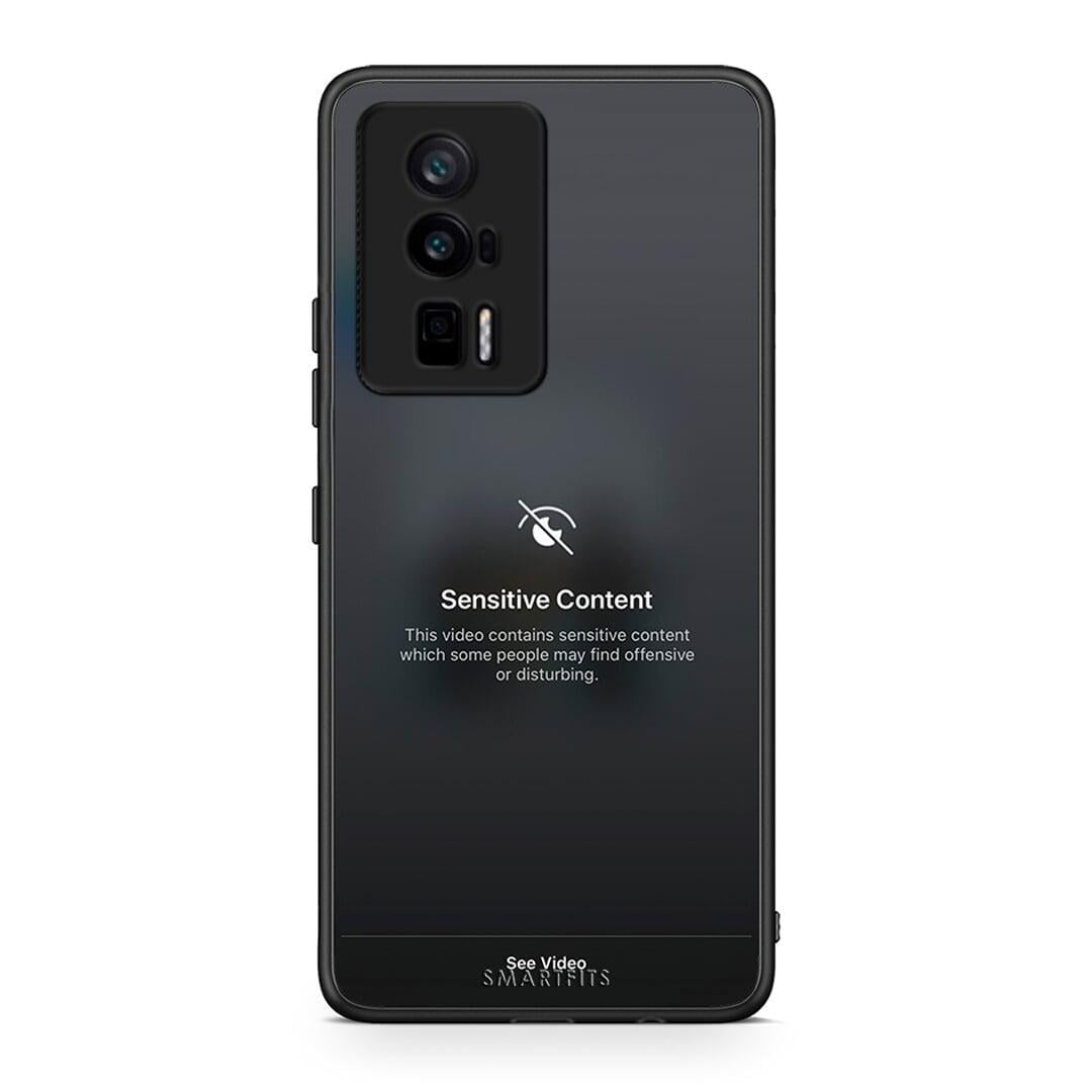 Θήκη Xiaomi Poco F5 Pro / Redmi K60 Pro Sensitive Content από τη Smartfits με σχέδιο στο πίσω μέρος και μαύρο περίβλημα | Xiaomi Poco F5 Pro / Redmi K60 Pro Sensitive Content Case with Colorful Back and Black Bezels