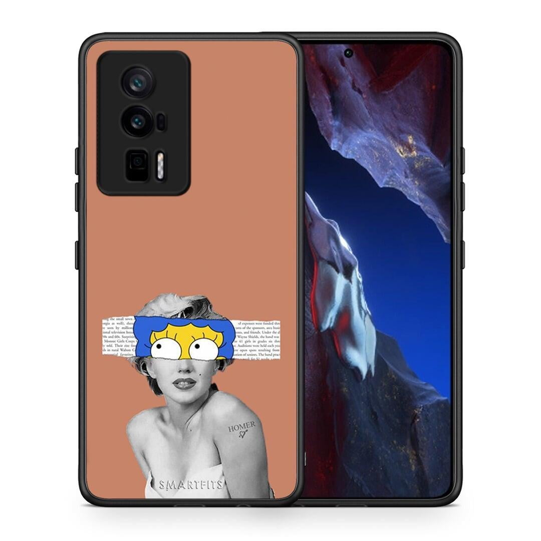 Θήκη Xiaomi Poco F5 Pro / Redmi K60 Pro Sim Merilyn από τη Smartfits με σχέδιο στο πίσω μέρος και μαύρο περίβλημα | Xiaomi Poco F5 Pro / Redmi K60 Pro Sim Merilyn Case with Colorful Back and Black Bezels