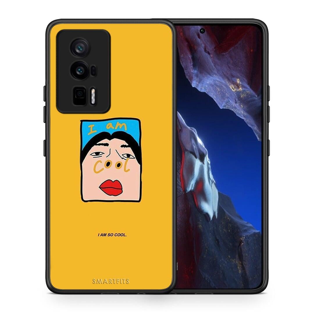 Θήκη Xiaomi Poco F5 Pro / Redmi K60 Pro So Cool από τη Smartfits με σχέδιο στο πίσω μέρος και μαύρο περίβλημα | Xiaomi Poco F5 Pro / Redmi K60 Pro So Cool Case with Colorful Back and Black Bezels