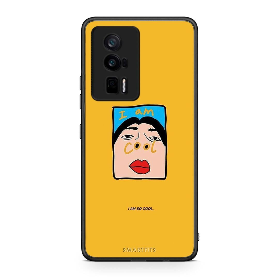 Θήκη Xiaomi Poco F5 Pro / Redmi K60 Pro So Cool από τη Smartfits με σχέδιο στο πίσω μέρος και μαύρο περίβλημα | Xiaomi Poco F5 Pro / Redmi K60 Pro So Cool Case with Colorful Back and Black Bezels