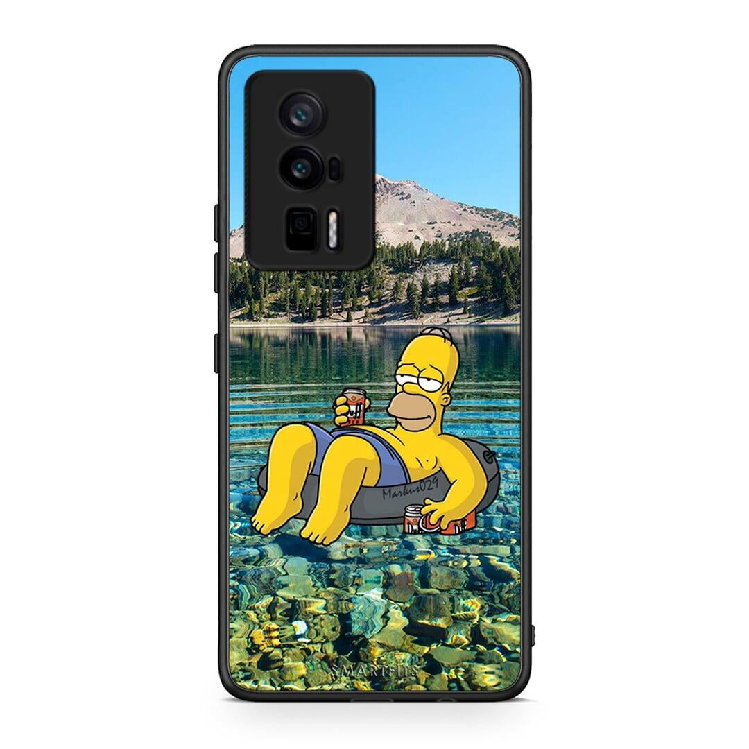 Θήκη Xiaomi Poco F5 Pro / Redmi K60 Pro Summer Happiness από τη Smartfits με σχέδιο στο πίσω μέρος και μαύρο περίβλημα | Xiaomi Poco F5 Pro / Redmi K60 Pro Summer Happiness Case with Colorful Back and Black Bezels