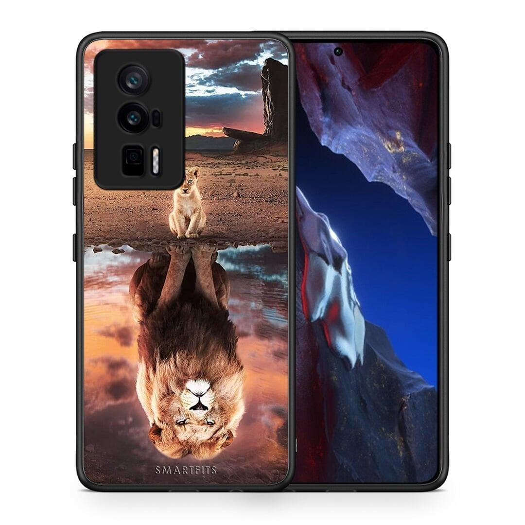 Θήκη Xiaomi Poco F5 Pro / Redmi K60 Pro Sunset Dreams από τη Smartfits με σχέδιο στο πίσω μέρος και μαύρο περίβλημα | Xiaomi Poco F5 Pro / Redmi K60 Pro Sunset Dreams Case with Colorful Back and Black Bezels