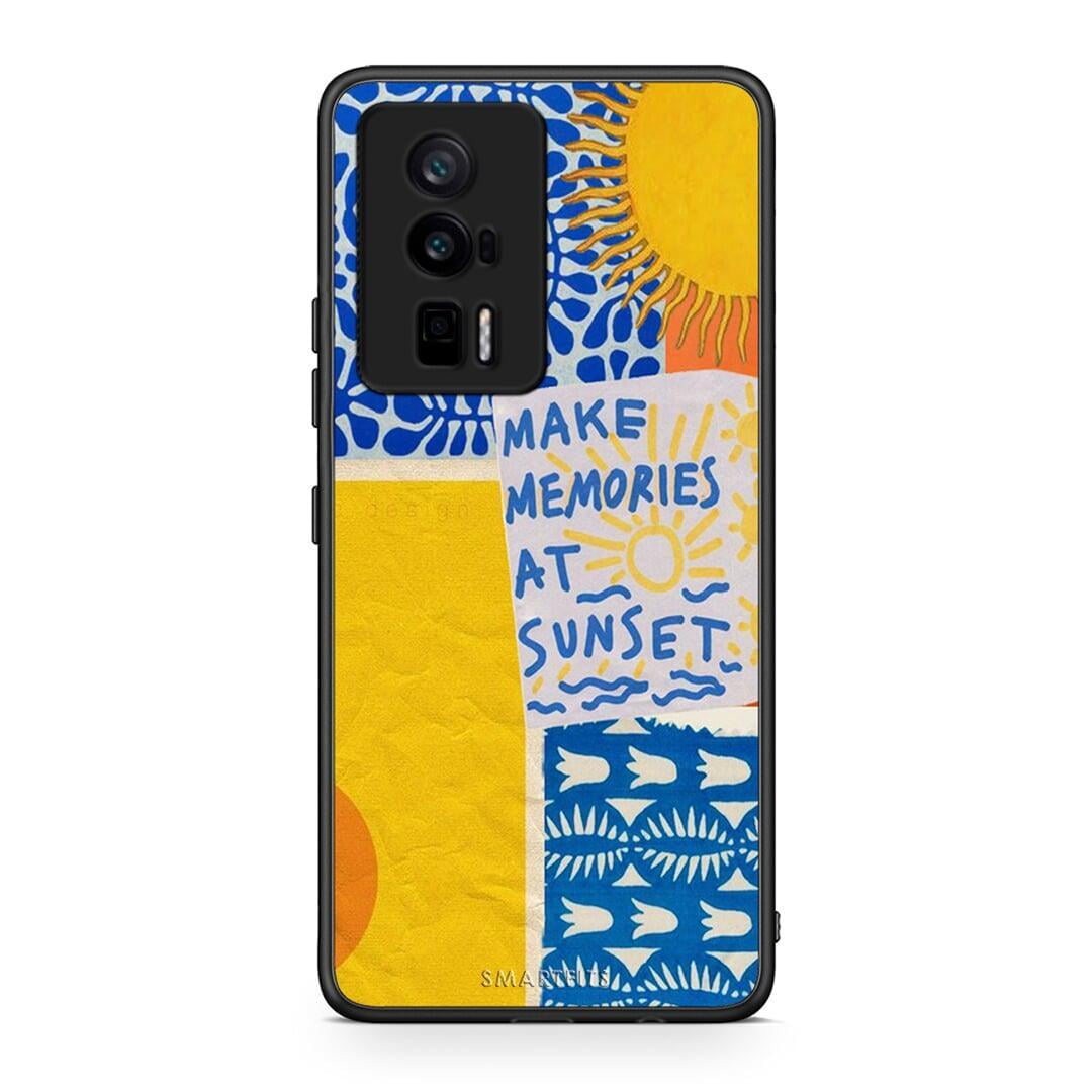 Θήκη Xiaomi Poco F5 Pro / Redmi K60 Pro Sunset Memories από τη Smartfits με σχέδιο στο πίσω μέρος και μαύρο περίβλημα | Xiaomi Poco F5 Pro / Redmi K60 Pro Sunset Memories Case with Colorful Back and Black Bezels