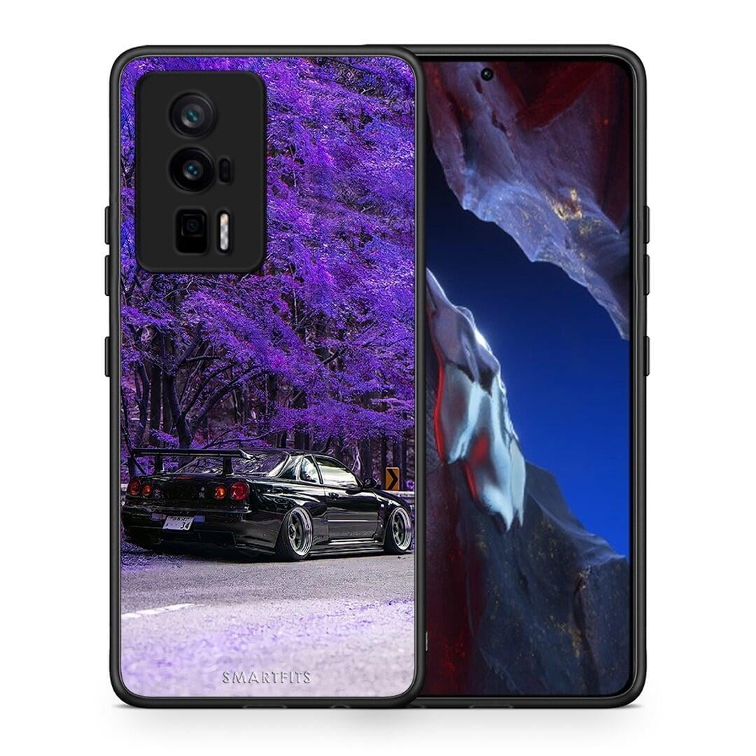 Θήκη Xiaomi Poco F5 Pro / Redmi K60 Pro Super Car από τη Smartfits με σχέδιο στο πίσω μέρος και μαύρο περίβλημα | Xiaomi Poco F5 Pro / Redmi K60 Pro Super Car Case with Colorful Back and Black Bezels