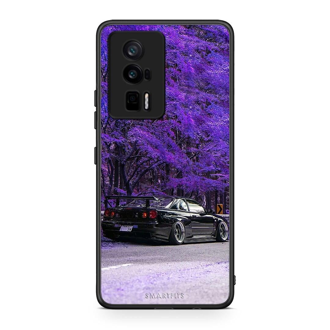 Θήκη Xiaomi Poco F5 Pro / Redmi K60 Pro Super Car από τη Smartfits με σχέδιο στο πίσω μέρος και μαύρο περίβλημα | Xiaomi Poco F5 Pro / Redmi K60 Pro Super Car Case with Colorful Back and Black Bezels