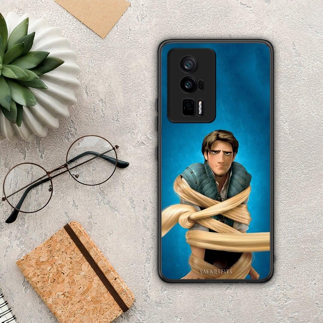 Θήκη Xiaomi Poco F5 Pro / Redmi K60 Pro Tangled 1 από τη Smartfits με σχέδιο στο πίσω μέρος και μαύρο περίβλημα | Xiaomi Poco F5 Pro / Redmi K60 Pro Tangled 1 Case with Colorful Back and Black Bezels