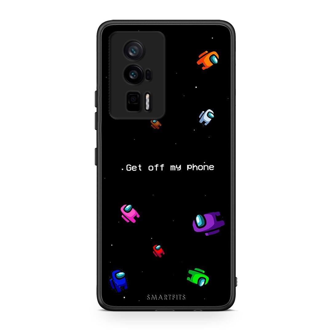 Θήκη Xiaomi Poco F5 Pro / Redmi K60 Pro Text AFK από τη Smartfits με σχέδιο στο πίσω μέρος και μαύρο περίβλημα | Xiaomi Poco F5 Pro / Redmi K60 Pro Text AFK Case with Colorful Back and Black Bezels