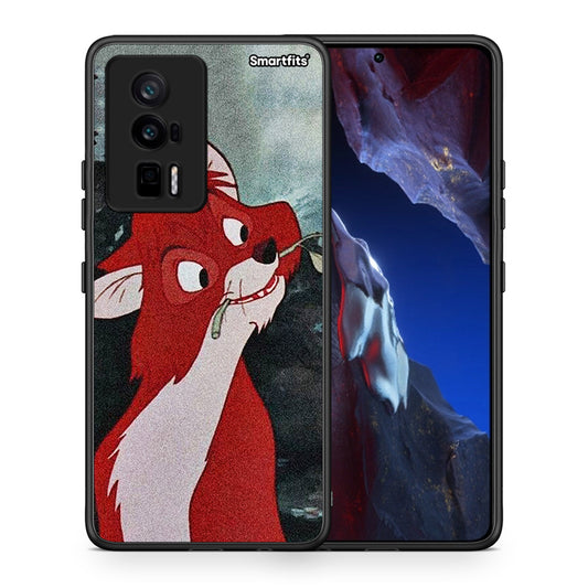 Θήκη Xiaomi Poco F5 Pro / Redmi K60 Pro Tod And Vixey Love 1 από τη Smartfits με σχέδιο στο πίσω μέρος και μαύρο περίβλημα | Xiaomi Poco F5 Pro / Redmi K60 Pro Tod And Vixey Love 1 Case with Colorful Back and Black Bezels
