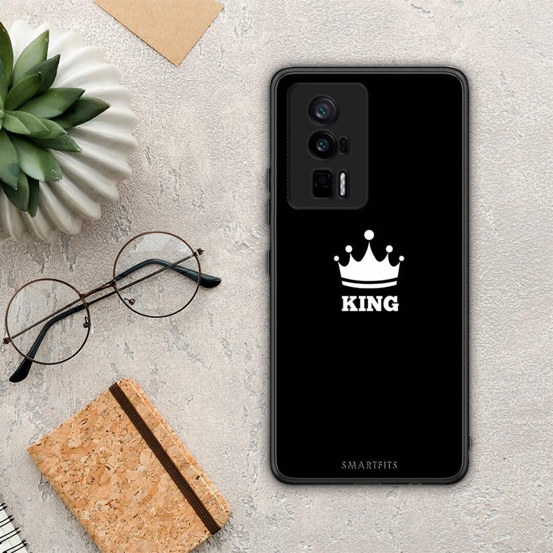 Θήκη Xiaomi Poco F5 Pro / Redmi K60 Pro Valentine King από τη Smartfits με σχέδιο στο πίσω μέρος και μαύρο περίβλημα | Xiaomi Poco F5 Pro / Redmi K60 Pro Valentine King Case with Colorful Back and Black Bezels