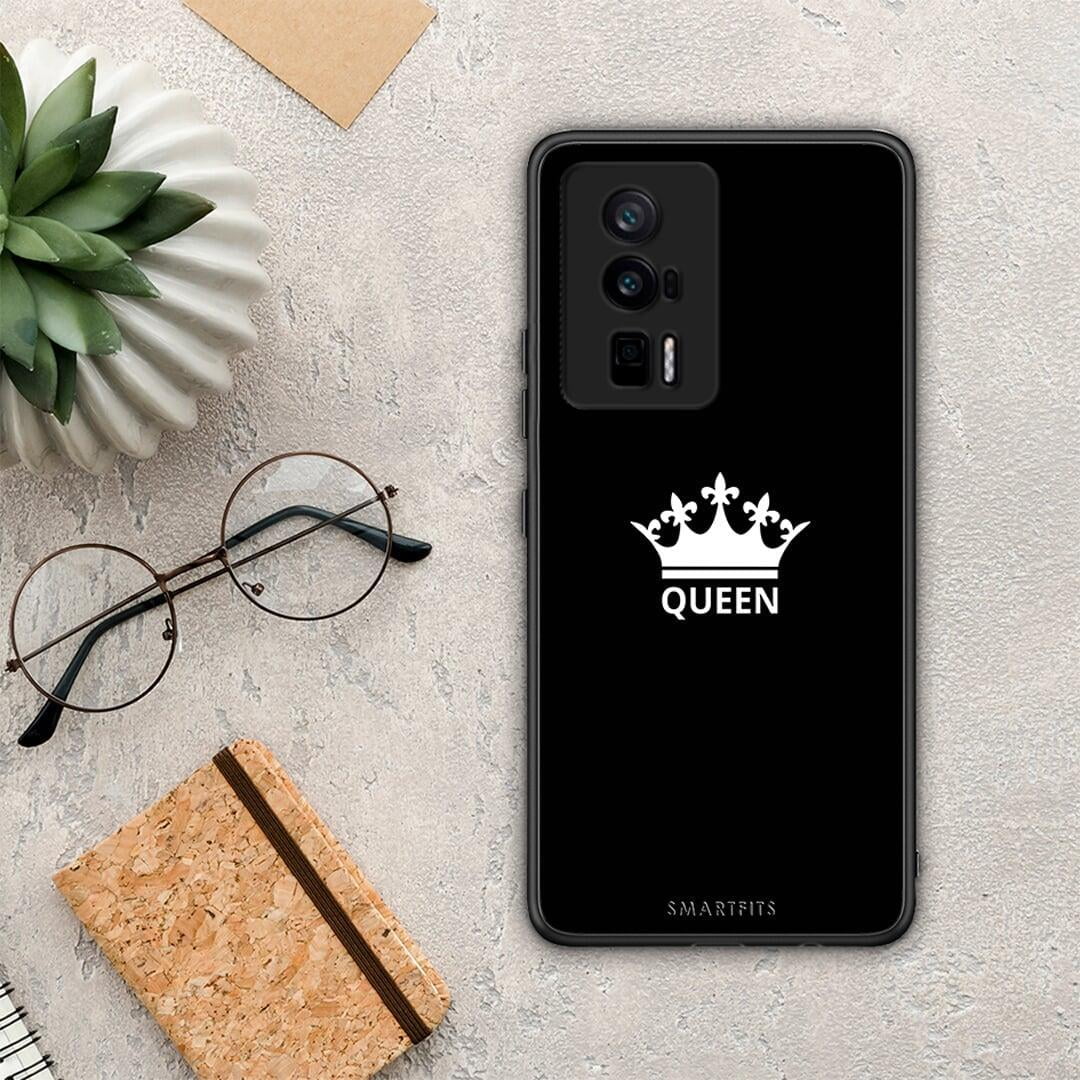 Θήκη Xiaomi Poco F5 Pro / Redmi K60 Pro Valentine Queen από τη Smartfits με σχέδιο στο πίσω μέρος και μαύρο περίβλημα | Xiaomi Poco F5 Pro / Redmi K60 Pro Valentine Queen Case with Colorful Back and Black Bezels