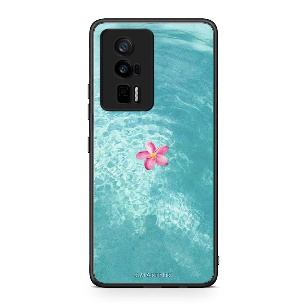 Θήκη Xiaomi Poco F5 Pro / Redmi K60 Pro Water Flower από τη Smartfits με σχέδιο στο πίσω μέρος και μαύρο περίβλημα | Xiaomi Poco F5 Pro / Redmi K60 Pro Water Flower Case with Colorful Back and Black Bezels