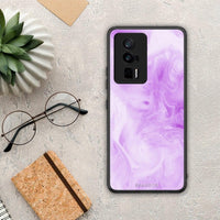 Thumbnail for Θήκη Xiaomi Poco F5 Pro / Redmi K60 Pro Watercolor Lavender από τη Smartfits με σχέδιο στο πίσω μέρος και μαύρο περίβλημα | Xiaomi Poco F5 Pro / Redmi K60 Pro Watercolor Lavender Case with Colorful Back and Black Bezels