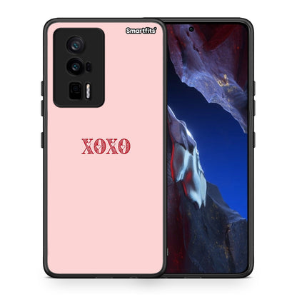 Θήκη Xiaomi Poco F5 Pro / Redmi K60 Pro XOXO Love από τη Smartfits με σχέδιο στο πίσω μέρος και μαύρο περίβλημα | Xiaomi Poco F5 Pro / Redmi K60 Pro XOXO Love Case with Colorful Back and Black Bezels
