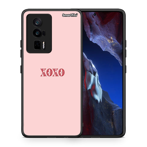 Θήκη Xiaomi Poco F5 Pro / Redmi K60 Pro XOXO Love από τη Smartfits με σχέδιο στο πίσω μέρος και μαύρο περίβλημα | Xiaomi Poco F5 Pro / Redmi K60 Pro XOXO Love Case with Colorful Back and Black Bezels
