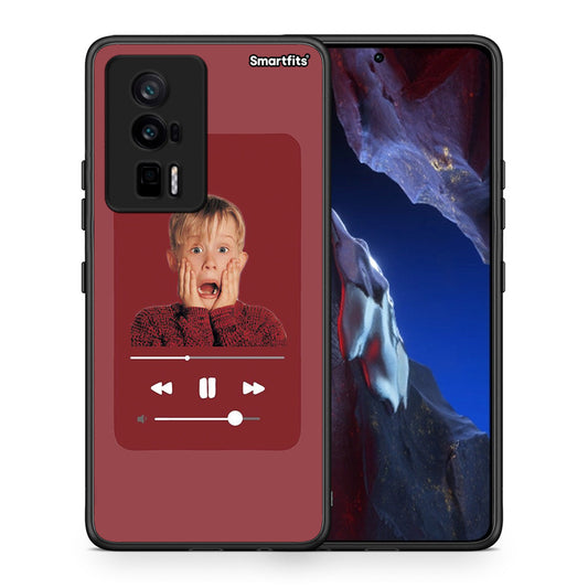 Θήκη Xiaomi Poco F5 Pro / Redmi K60 Pro Xmas Alone Music από τη Smartfits με σχέδιο στο πίσω μέρος και μαύρο περίβλημα | Xiaomi Poco F5 Pro / Redmi K60 Pro Xmas Alone Music Case with Colorful Back and Black Bezels