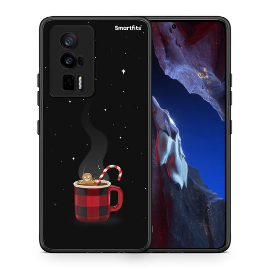 Θήκη Xiaomi Poco F5 Pro / Redmi K60 Pro Xmas Bathing από τη Smartfits με σχέδιο στο πίσω μέρος και μαύρο περίβλημα | Xiaomi Poco F5 Pro / Redmi K60 Pro Xmas Bathing Case with Colorful Back and Black Bezels