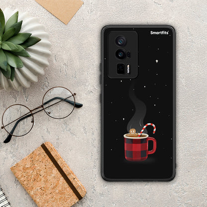 Θήκη Xiaomi Poco F5 Pro / Redmi K60 Pro Xmas Bathing από τη Smartfits με σχέδιο στο πίσω μέρος και μαύρο περίβλημα | Xiaomi Poco F5 Pro / Redmi K60 Pro Xmas Bathing Case with Colorful Back and Black Bezels