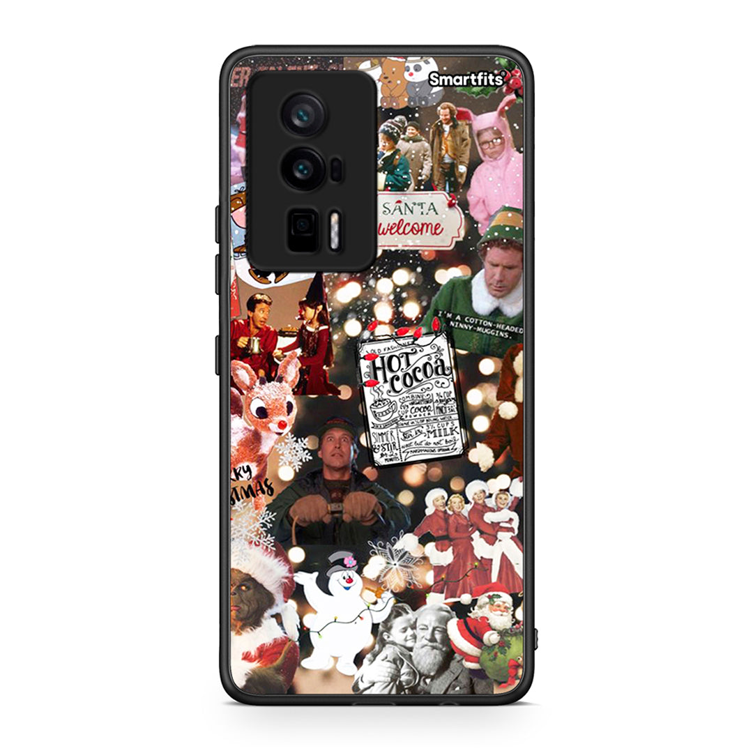 Θήκη Xiaomi Poco F5 Pro / Redmi K60 Pro Xmas Movies από τη Smartfits με σχέδιο στο πίσω μέρος και μαύρο περίβλημα | Xiaomi Poco F5 Pro / Redmi K60 Pro Xmas Movies Case with Colorful Back and Black Bezels