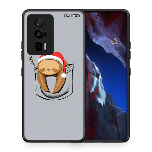 Θήκη Xiaomi Poco F5 Pro / Redmi K60 Pro Xmas Zzzz από τη Smartfits με σχέδιο στο πίσω μέρος και μαύρο περίβλημα | Xiaomi Poco F5 Pro / Redmi K60 Pro Xmas Zzzz Case with Colorful Back and Black Bezels