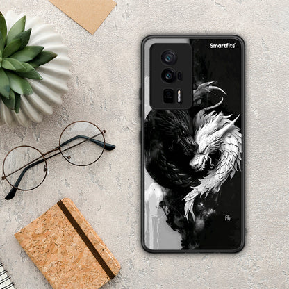 Θήκη Xiaomi Poco F5 Pro / Redmi K60 Pro Yin Yang από τη Smartfits με σχέδιο στο πίσω μέρος και μαύρο περίβλημα | Xiaomi Poco F5 Pro / Redmi K60 Pro Yin Yang Case with Colorful Back and Black Bezels