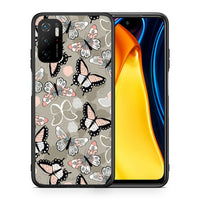 Thumbnail for Θήκη Xiaomi Redmi Note 10 5G/Poco M3 Pro Butterflies Boho από τη Smartfits με σχέδιο στο πίσω μέρος και μαύρο περίβλημα | Xiaomi Redmi Note 10 5G/Poco M3 Pro Butterflies Boho case with colorful back and black bezels