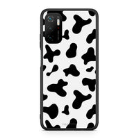 Thumbnail for Xiaomi Redmi Note 10 5G/Poco M3 Pro Cow Print θήκη από τη Smartfits με σχέδιο στο πίσω μέρος και μαύρο περίβλημα | Smartphone case with colorful back and black bezels by Smartfits