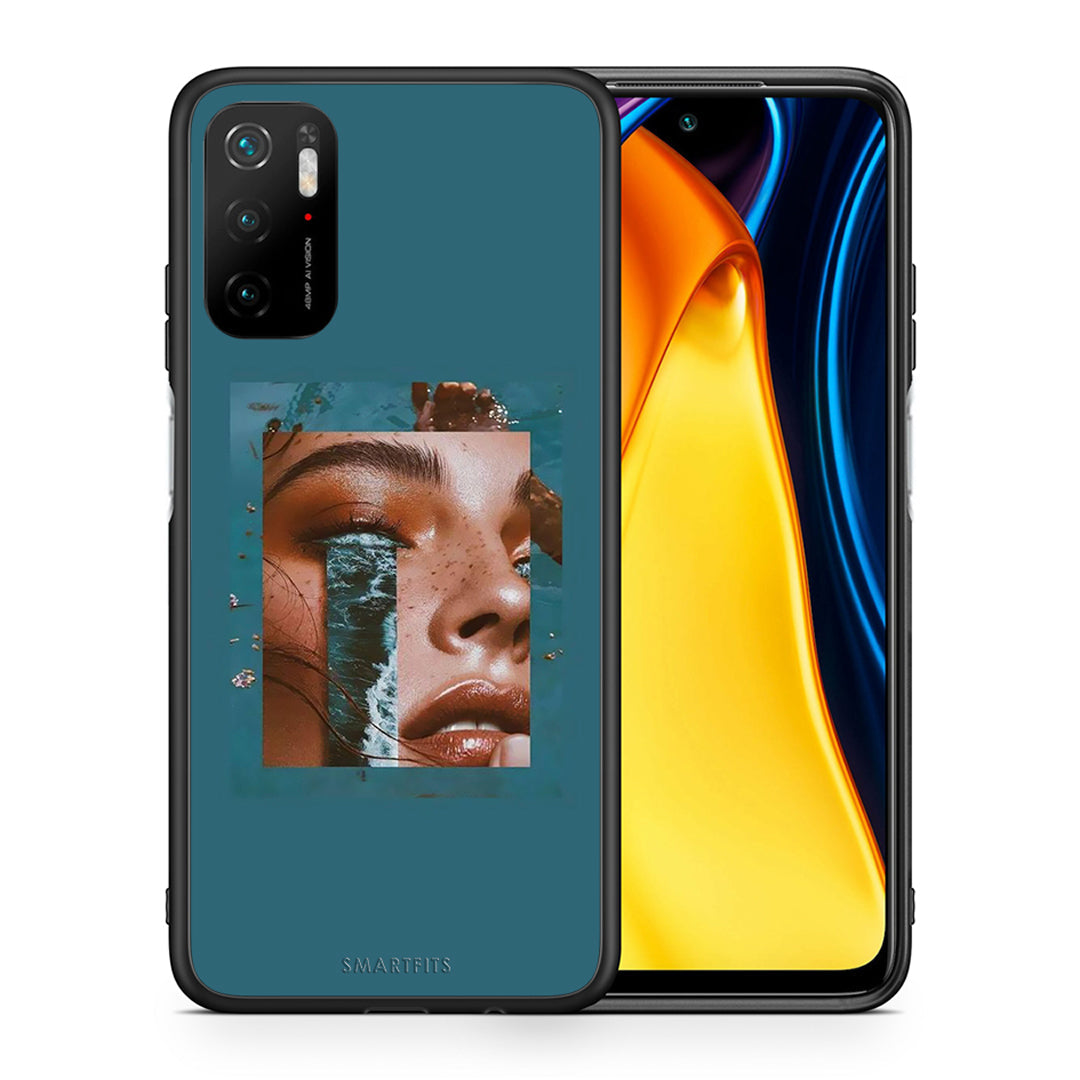 Θήκη Xiaomi Redmi Note 10 5G/Poco M3 Pro Cry An Ocean από τη Smartfits με σχέδιο στο πίσω μέρος και μαύρο περίβλημα | Xiaomi Redmi Note 10 5G/Poco M3 Pro Cry An Ocean case with colorful back and black bezels