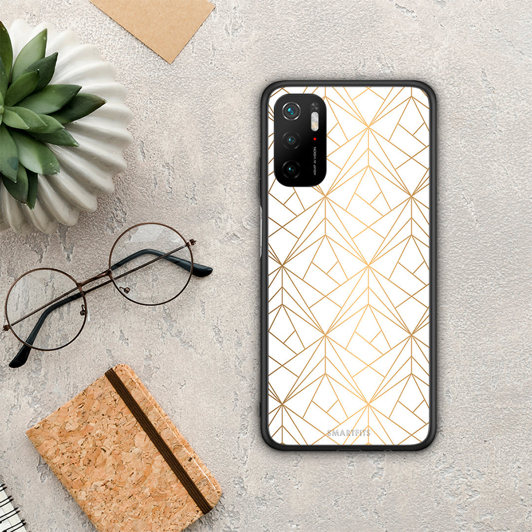 Geometric Luxury White - Xiaomi Redmi Note 10 5G θήκη