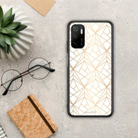 Thumbnail for Geometric Luxury White - Xiaomi Redmi Note 10 5G θήκη