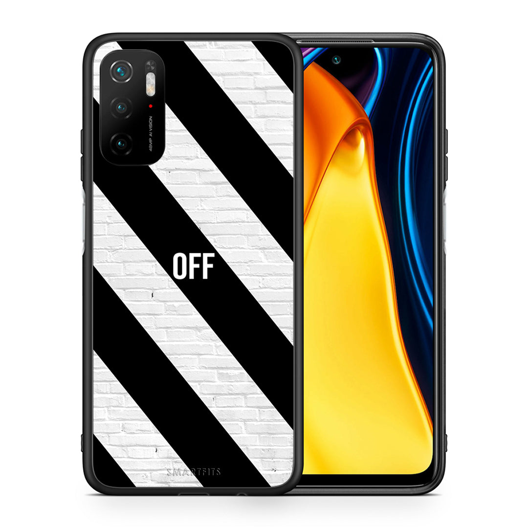 Θήκη Xiaomi Redmi Note 10 5G/Poco M3 Pro Get Off από τη Smartfits με σχέδιο στο πίσω μέρος και μαύρο περίβλημα | Xiaomi Redmi Note 10 5G/Poco M3 Pro Get Off case with colorful back and black bezels