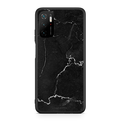 Xiaomi Redmi Note 10 5G/Poco M3 Pro Marble Black θήκη από τη Smartfits με σχέδιο στο πίσω μέρος και μαύρο περίβλημα | Smartphone case with colorful back and black bezels by Smartfits
