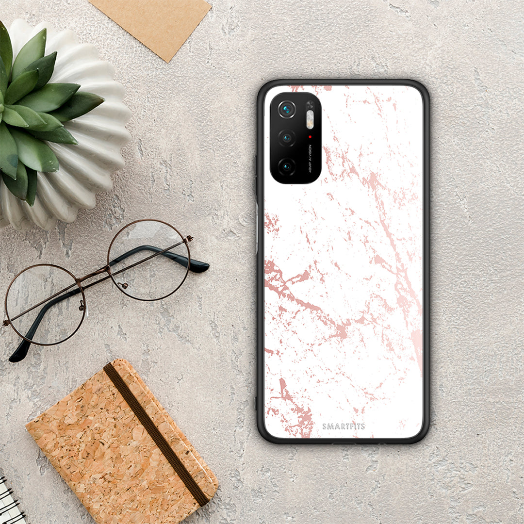 Marble Pink Splash - Xiaomi Redmi Note 10 5G θήκη