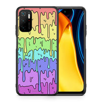 Thumbnail for Θήκη Xiaomi Redmi Note 10 5G/Poco M3 Pro Melting Rainbow από τη Smartfits με σχέδιο στο πίσω μέρος και μαύρο περίβλημα | Xiaomi Redmi Note 10 5G/Poco M3 Pro Melting Rainbow case with colorful back and black bezels