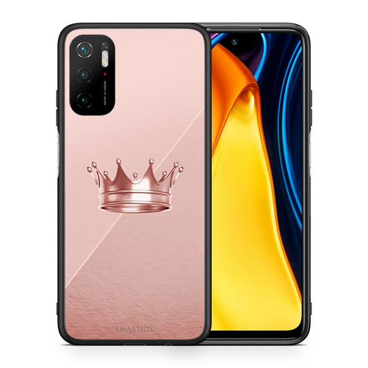 Θήκη Xiaomi Redmi Note 10 5G/Poco M3 Pro Crown Minimal από τη Smartfits με σχέδιο στο πίσω μέρος και μαύρο περίβλημα | Xiaomi Redmi Note 10 5G/Poco M3 Pro Crown Minimal case with colorful back and black bezels
