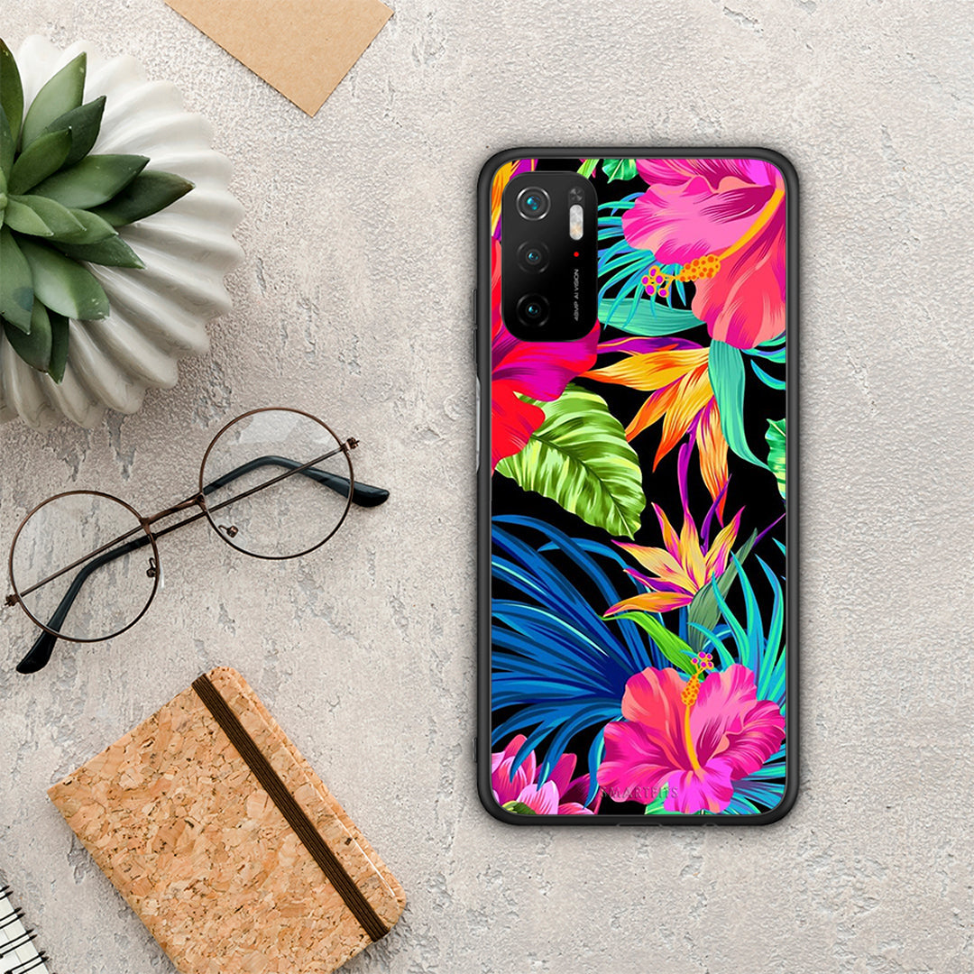 Tropical Flowers - Xiaomi Redmi Note 10 5G θήκη