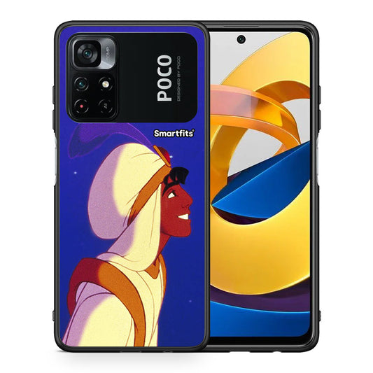 Θήκη Xiaomi Poco M4 Pro 4G Alladin And Jasmine Love 1 από τη Smartfits με σχέδιο στο πίσω μέρος και μαύρο περίβλημα | Xiaomi Poco M4 Pro 4G Alladin And Jasmine Love 1 case with colorful back and black bezels