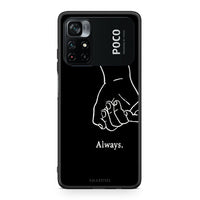Thumbnail for Xiaomi Poco M4 Pro 4G Always & Forever 1 Θήκη Αγίου Βαλεντίνου από τη Smartfits με σχέδιο στο πίσω μέρος και μαύρο περίβλημα | Smartphone case with colorful back and black bezels by Smartfits
