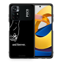 Thumbnail for Θήκη Αγίου Βαλεντίνου Xiaomi Poco M4 Pro 4G Always & Forever 2 από τη Smartfits με σχέδιο στο πίσω μέρος και μαύρο περίβλημα | Xiaomi Poco M4 Pro 4G Always & Forever 2 case with colorful back and black bezels