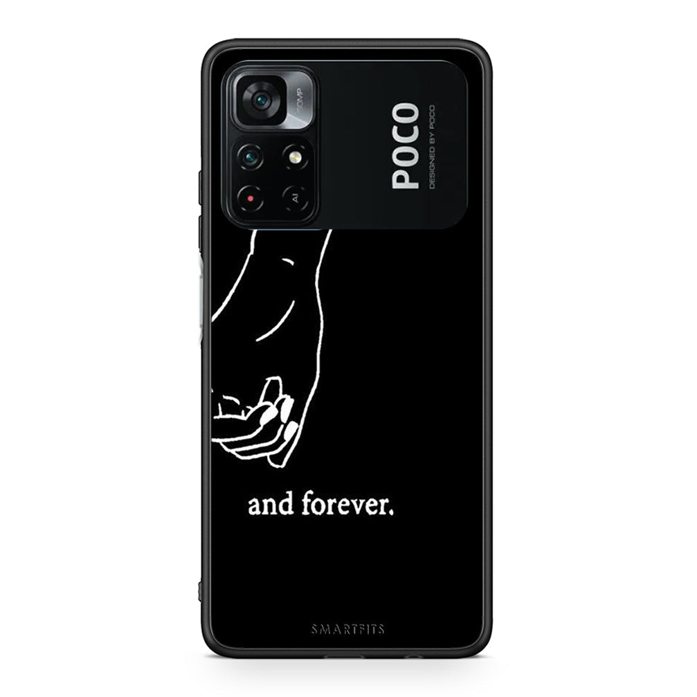Xiaomi Poco M4 Pro 4G Always & Forever 2 Θήκη Αγίου Βαλεντίνου από τη Smartfits με σχέδιο στο πίσω μέρος και μαύρο περίβλημα | Smartphone case with colorful back and black bezels by Smartfits