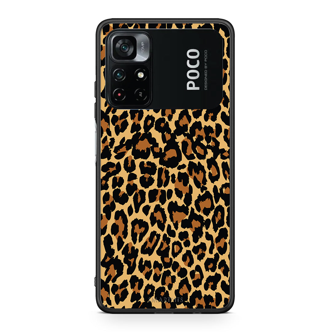 21 - Xiaomi Poco M4 Pro 4G Leopard Animal case, cover, bumper