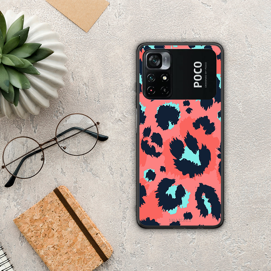 Animal Pink Leopard - Xiaomi Poco M4 Pro 4G θήκη