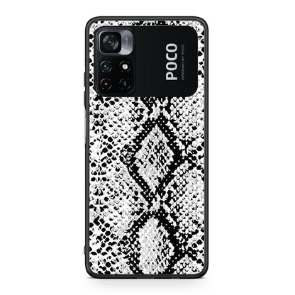 24 - Xiaomi Poco M4 Pro 4G White Snake Animal case, cover, bumper