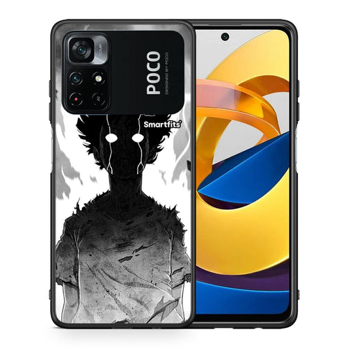 Θήκη Xiaomi Poco M4 Pro 4G Anime Boy από τη Smartfits με σχέδιο στο πίσω μέρος και μαύρο περίβλημα | Xiaomi Poco M4 Pro 4G Anime Boy case with colorful back and black bezels