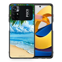 Thumbnail for Θήκη Xiaomi Poco M4 Pro 4G Beautiful Beach από τη Smartfits με σχέδιο στο πίσω μέρος και μαύρο περίβλημα | Xiaomi Poco M4 Pro 4G Beautiful Beach case with colorful back and black bezels