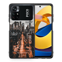 Thumbnail for Θήκη Xiaomi Poco M4 Pro 4G City Lights από τη Smartfits με σχέδιο στο πίσω μέρος και μαύρο περίβλημα | Xiaomi Poco M4 Pro 4G City Lights case with colorful back and black bezels