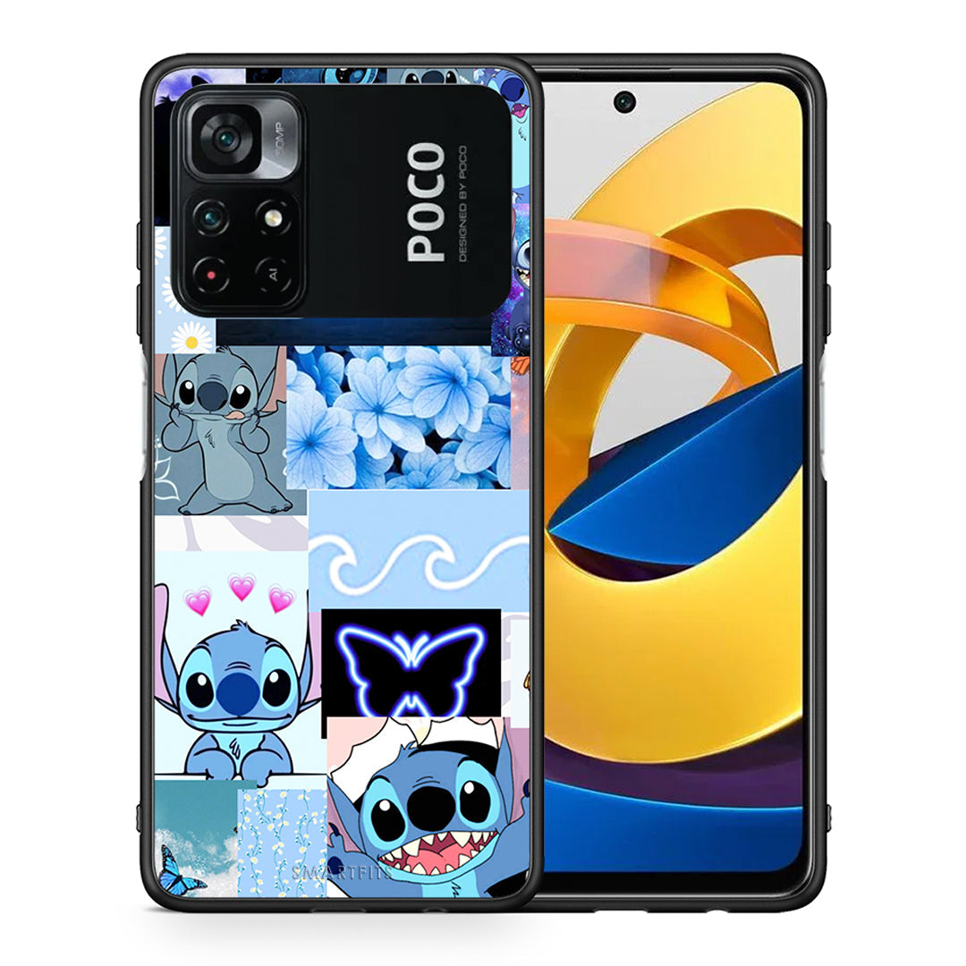 Θήκη Αγίου Βαλεντίνου Xiaomi Poco M4 Pro 4G Collage Good Vibes από τη Smartfits με σχέδιο στο πίσω μέρος και μαύρο περίβλημα | Xiaomi Poco M4 Pro 4G Collage Good Vibes case with colorful back and black bezels