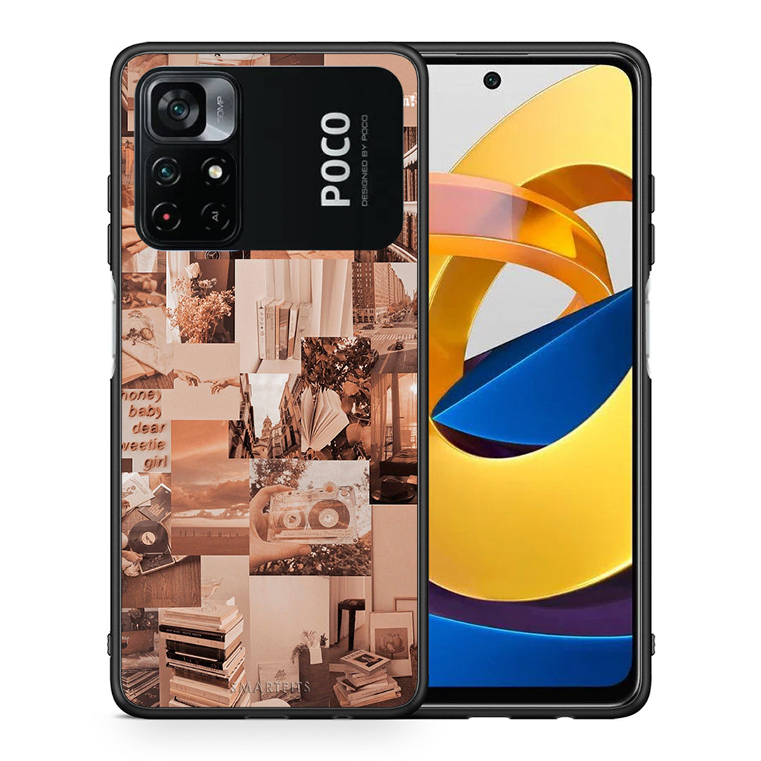 Θήκη Αγίου Βαλεντίνου Xiaomi Poco M4 Pro 4G Collage You Can από τη Smartfits με σχέδιο στο πίσω μέρος και μαύρο περίβλημα | Xiaomi Poco M4 Pro 4G Collage You Can case with colorful back and black bezels