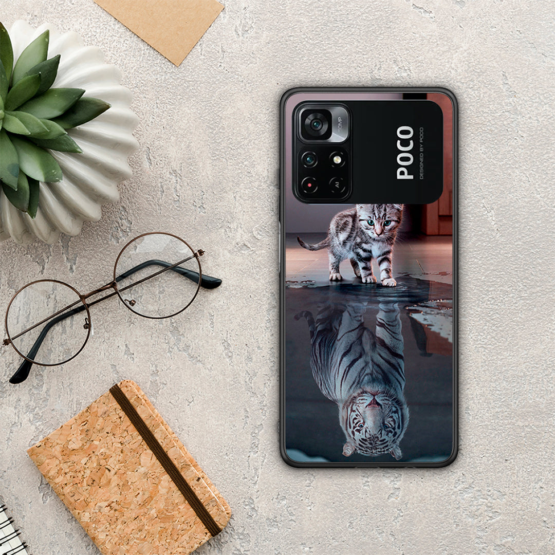 Cute Tiger - Xiaomi Poco M4 Pro 4G θήκη