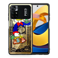 Thumbnail for Θήκη Xiaomi Poco M4 Pro 4G Duck Money από τη Smartfits με σχέδιο στο πίσω μέρος και μαύρο περίβλημα | Xiaomi Poco M4 Pro 4G Duck Money case with colorful back and black bezels